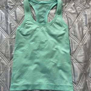 Lululemon mint green swiftly tech tank size 0